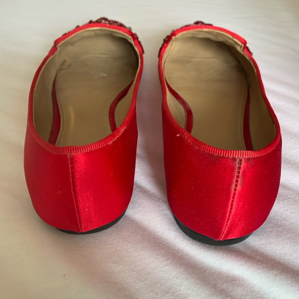 Tory Burch Delphine Logo Satin Loafer - Picture 8 of 12